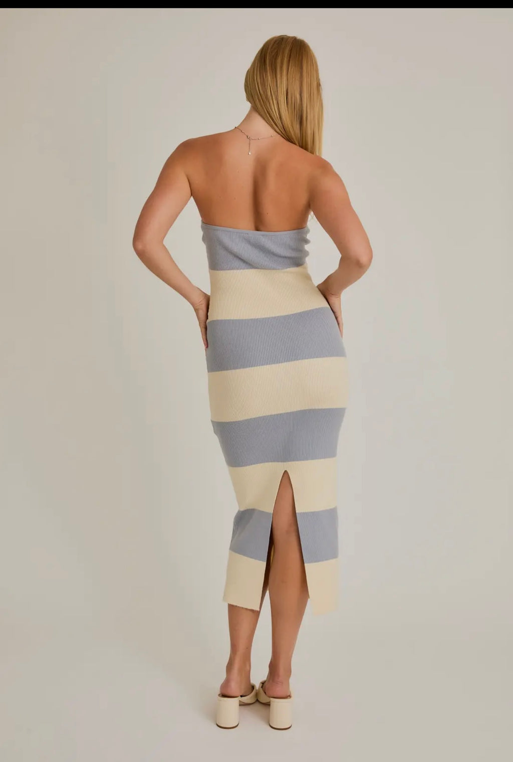 Tube Sweater Midi Dress