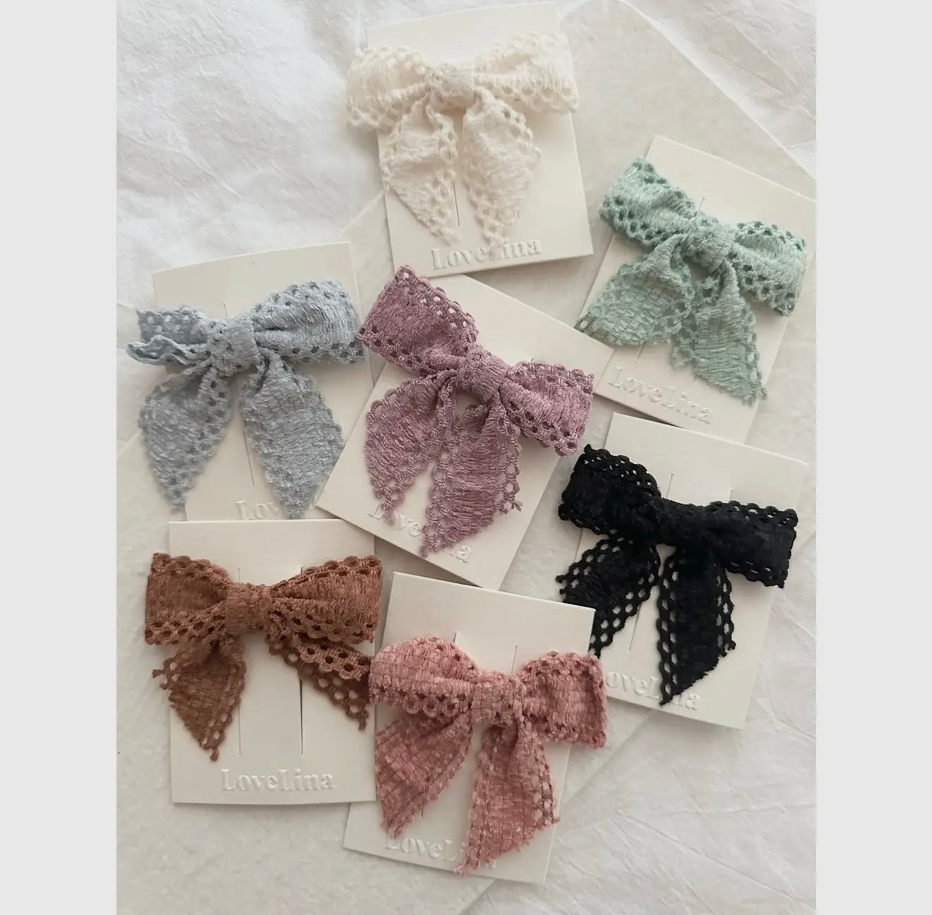 Ribbon Hair Clips