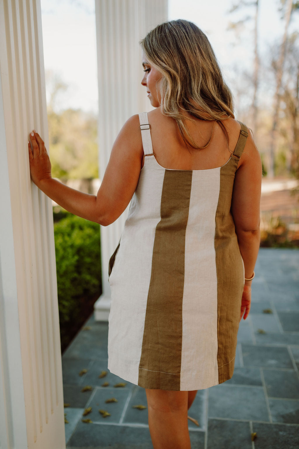 Color Block Linen Mini Dress Lily Rose Boutique Color Block Linen Mini Dress Lily Rose Boutique