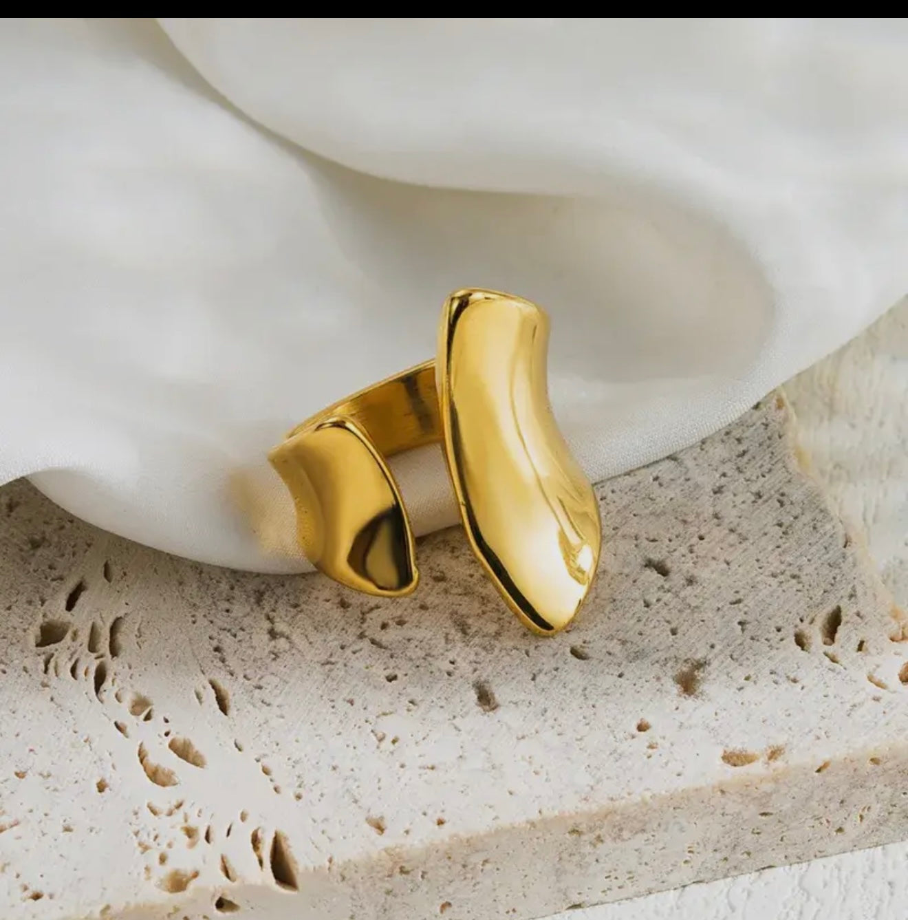 Open Slate Adjustable Ring