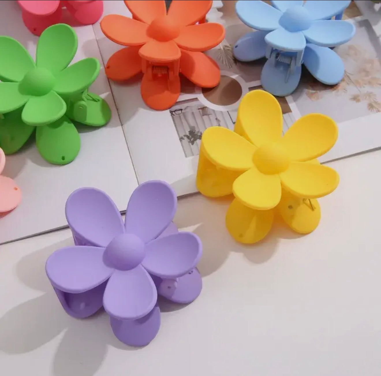 Flower Hair Clips