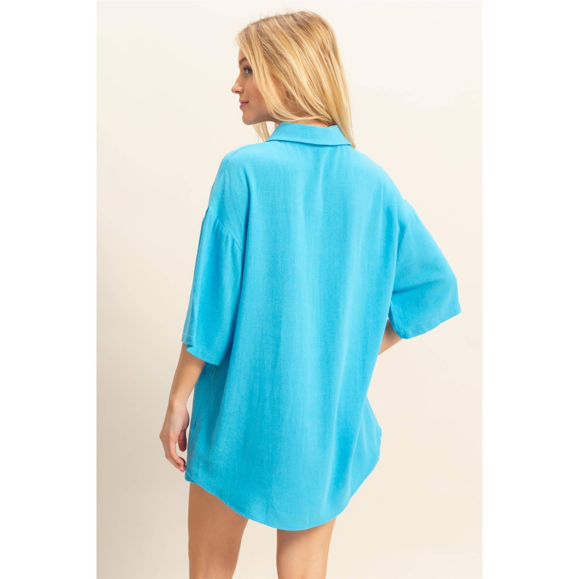 Linen Shirt And Shorts Set