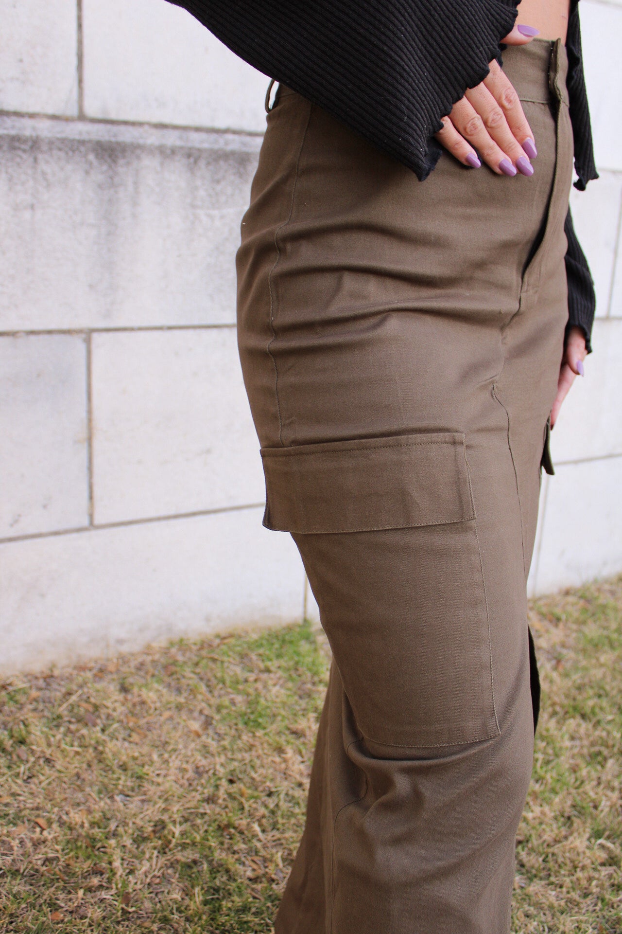 Cargo Midi Skirt