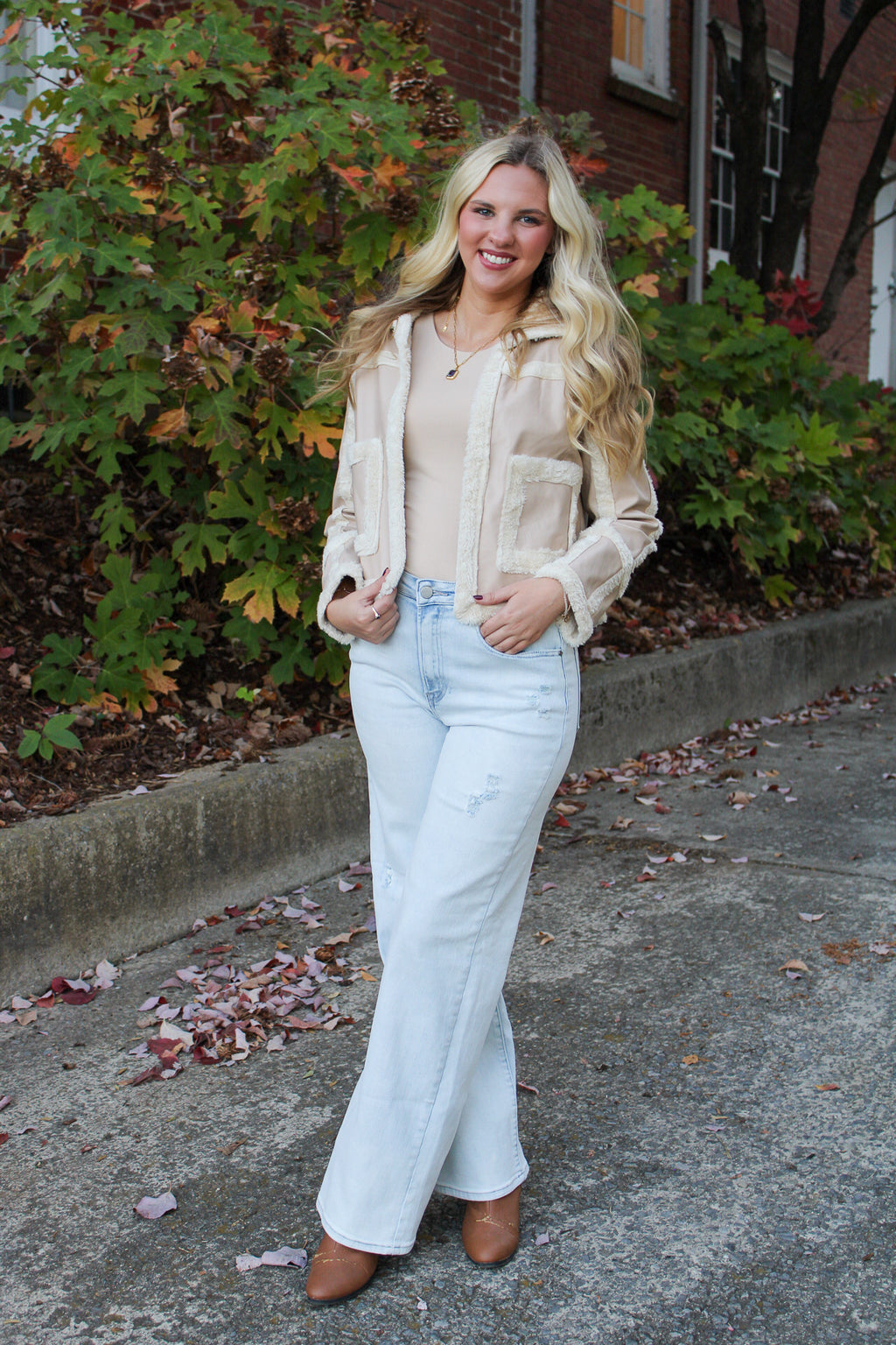 Plush Lapel Jacket