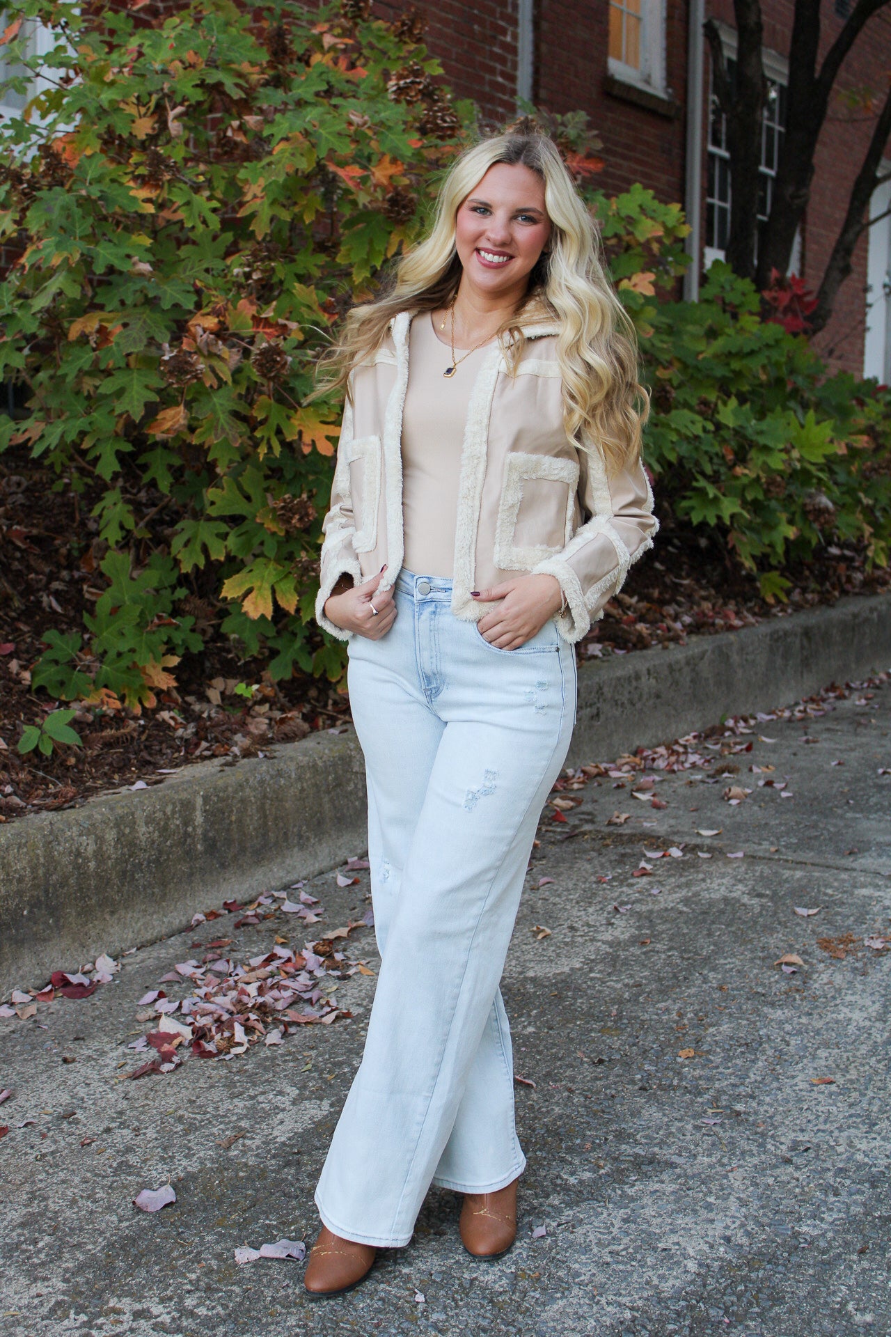 Plush Lapel Jacket