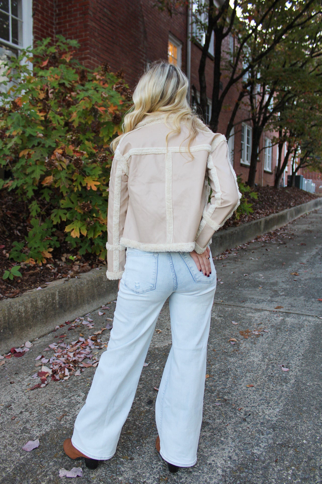 Plush Lapel Jacket