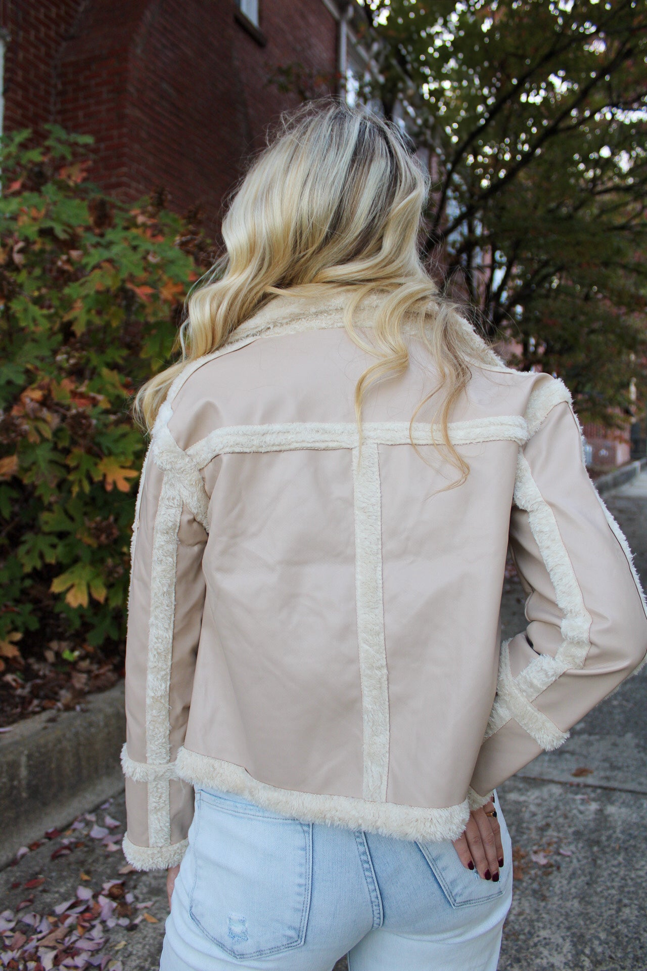Plush Lapel Jacket
